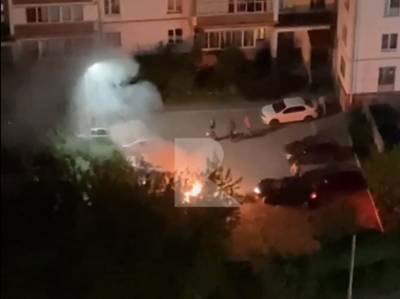 В центре Рязани взорвался автомобиль – соцсети