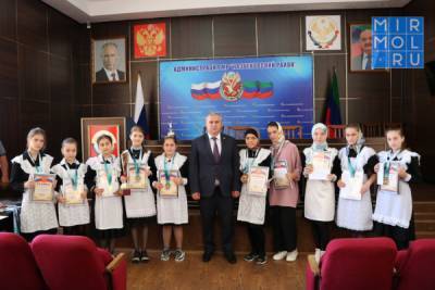 В Казбековском районе наградили спортсменов