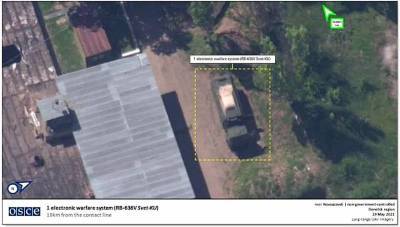 На Донбассе замечен редкий российский комплекс радиотехнической разведки РБ-636 «Свет-КУ»