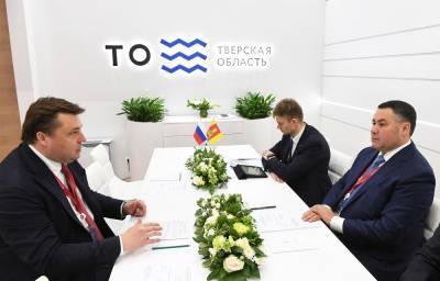 Игорь Руденя и Павел Косов обсудили вопросы сотрудничества по развитию льноводства
