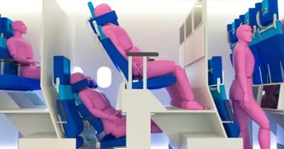 Самолеты будущего: дизайнеры предлагают летать в два этажа и сворачиваться калачиком