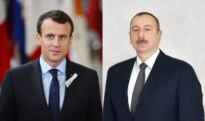 Макрон призвал Алиева облегчить доступ миссии ЮНЕСКО в Карабах