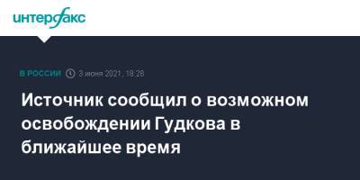 Источник сообщил о возможном освобождении Гудкова в ближайшее время