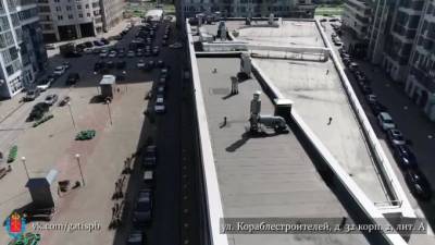 ГАТИ отследила содержание петербургских крыш и городских территорий с помощью квадрокоптера