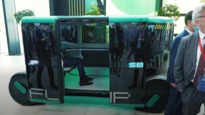 На ПМЭФ-2021 Сбер представил автономный беспилотный автомобиль