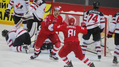 Сборная России открыла счёт в четвертьфинале ЧМ по хоккею с Канадой