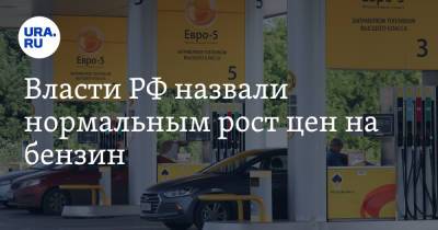Власти РФ назвали нормальным рост цен на бензин
