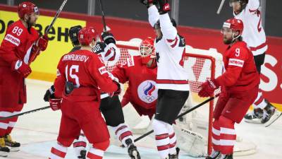 Сборная России уступила команде Канады в матче чемпионата мира