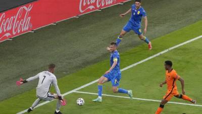 Сборная Украины одолела Швецию в матче 1/8 финала Евро-2020