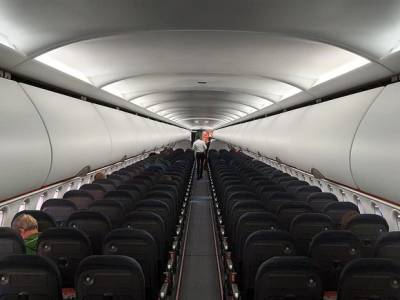 Стюардесса самолета в Сербии шокировала пассажиров своим поведением (видео)