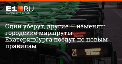 Одни уберут, другие — изменят: городские маршруты Екатеринбурга поедут по новым правилам