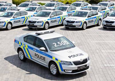 Škoda Auto поставит чешской полиции 565 новых автомобилей