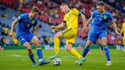 Сборная Украины впервые в истории вышла в четвертьфинал чемпионата Европы