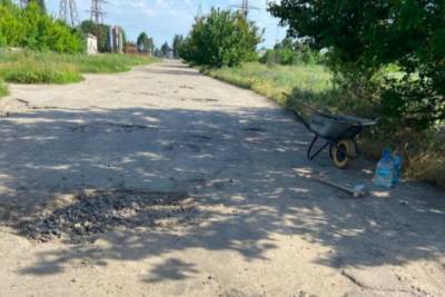В Кременчуге у мужчины из-под носа украли цемент для ремонта дороги