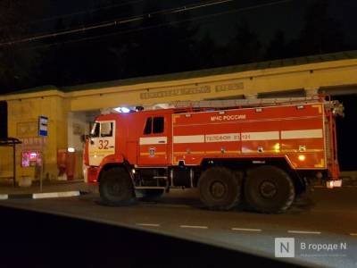 Человек погиб на пожаре в заброшенном здании в Нижегородском районе