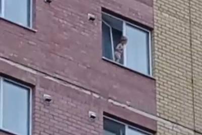 Полиция оштрафует родителей, чей ребенок стоял у открытого окна на восьмом этаже