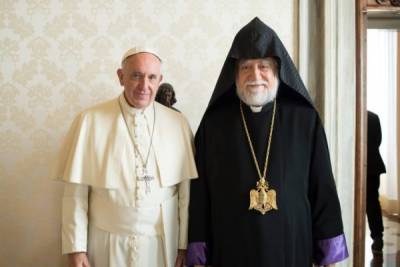 Армянский католикос и папа римский обсудят положение христиан в кризисном Ливане