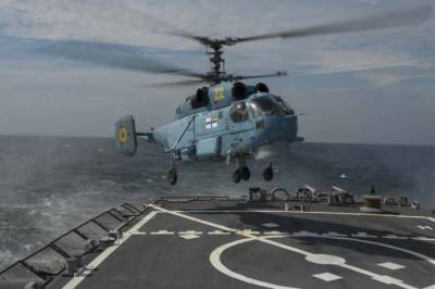 Авиация Черноморского флота провела учения вертолетов Ка-27