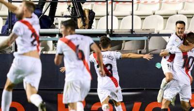 Райо Вальекано разгромил Леганес в первом матче плей-офф за выход в Примеру