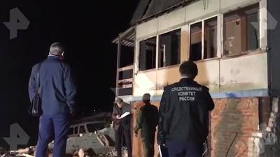 Появились кадры последствий обрушения плиты в Воронежской области