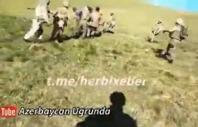 Армянские военные вторглись на территорию Азербайджана, видео
