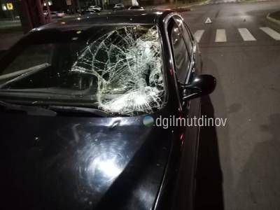 В Башкирии молодой водитель BMW на светофоре сбил пешехода