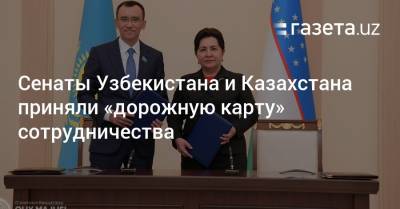 Сенаты Узбекистана и Казахстана приняли «дорожную карту» сотрудничества