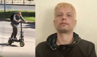 Самокатчик, который сбил девочку в Петербурге и сбежал, задержан с наркотиками. Он покрасился в блондина