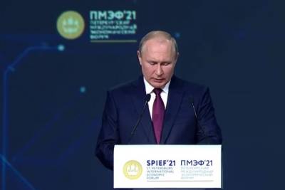 Путин заявил о завершении укладки 1-й нитки Северного потока-2