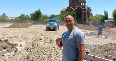 Чемпион мира по версии WBO и IBF начал строительство парка в Ереване