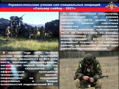 В НАТО разочарованы подготовкой украинских военных — НМ ДНР
