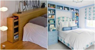 Гениальные идеи: 11 способов освободить место в маленькой спальне