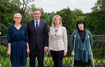 Президент Польши встретился с белорусскими активистками польского меньшинства