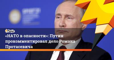 «НАТО вопасности»: Путин прокомментировал дело Романа Протасевича