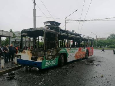 Прокуратура проведёт проверку после пожара в троллейбусе в Кемерове