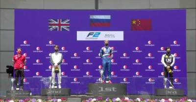 Шварцман выиграл первую гонку на этапе Формулы-2 в Азербайджане