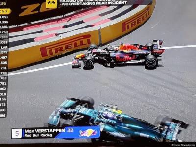 Очередная авария на Гран-при Азербайджана Формулы-1 (ФОТО)