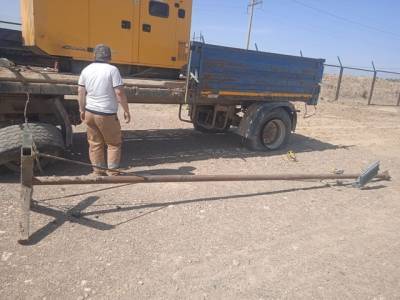Причиной отключения энергоблока на Талимарджанской ТЭС стал грузовик с негабаритным грузом