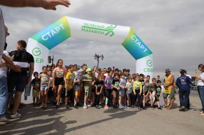 Около 1500 человек приняли участие в забегах Зелёного Марафона Сбера в Астрахани