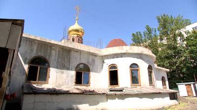 В Москве возобновилось строительство храма в честь Александра Невского