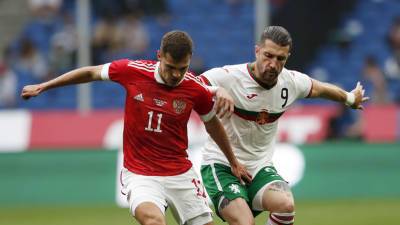Россия и Болгария не забили друг другу в первом тайме контрольного матча