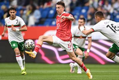 Сборная России обыграла Болгарию в последнем контрольном матче перед Евро