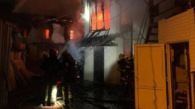 Один человек пострадал при пожаре в частном доме в Новой Москве