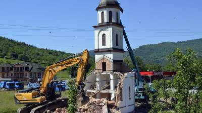 В Боснийском селе снесена православная церковь