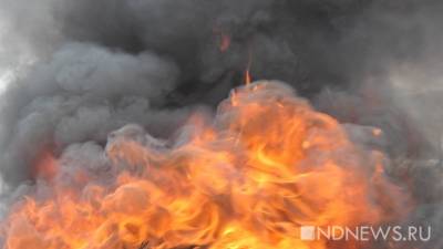 Крупный пожар в Подмосковье: сгорел склад