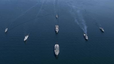 НАТО начала 50-е военно-морские учения Baltops на Балтике