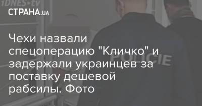 Чехи назвали спецоперацию "Кличко" и задержали украинцев за поставку дешевой рабсилы. Фото