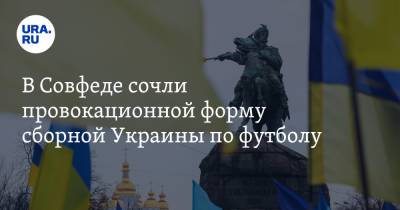 В Совфеде сочли провокационной форму сборной Украины по футболу. «Спорт должен быть вне политики»