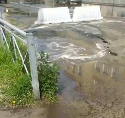 На Левашовском проспекте появился новый водоем