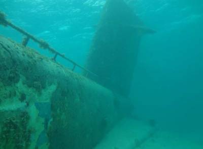 В Калининградской области близ берега найден затонувший корабль с артиллерийскими снарядами